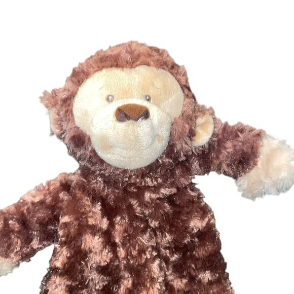 Baby Ganz Lovey Plush Flat A Pat Monkey Security Blanket Stuffed Animal 17” - Picture 4 of 13